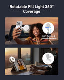 C03 Magnetic Phone Selfie Light Compatible with iPhone Magsafe, CRI97 360° LED Selfie Ring Fill Light with Mirror for Selfies/Photography/TikTok/Zoom
