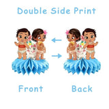 8Pcs Moanana Table Centerpiece Birthday Party Supplies Double Side Table Decorations For Kids Party Decorations