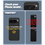 (3 Pack) Camera Lens Protector Compatible For Google Pixel 9 Pro 6.3 Inch (Not For Xl Model) Protector De Cámera Case Friendly Tempered Glass 9H High Definition Microphone Cutout Anti-Scratch