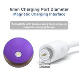 Magnetic USB DC Charger Cable for 1 Dot Massager, Replacement Charging Cord-1Pin