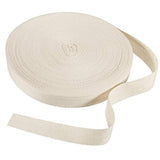 Cotton Twill Tape Ribbon 54.7 Yards Soft Natural Herringbone Webbing T