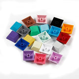 24 Pcs Dsa Profile Blank 1U Keycap 1.3Mm Pbt For Mx Switches Keyboard Replacement Keycaps
