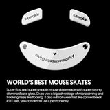 Superglide - Fastest And Smoothest Mouse Feet/Skates Made With Ultra Strong Flawless Glass Super Fast Smooth And Durable Sole For G-Wolves Hati-S Wireless