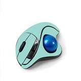 Mightyskins Skin For Logitech M570 Wireless Trackball Mouse - Solid Seafoam | Protective, Durable, And Unique Vinyl Decal Wrap Cover | Easy To Apply, Remove, And Change Styles | Made In The Usa