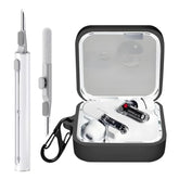 Case Cover Compatible With Nothing Ear Earbuds, Soft Silicone Nothing Ear Protective Case With Cleaner Kit With Carabiner Keychain Accessories (Black)