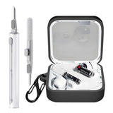 Case Cover Compatible With Nothing Ear Earbuds, Soft Silicone Nothing Ear Protective Case With Cleaner Kit With Carabiner Keychain Accessories (Black)