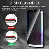 3 Pack Privacy Screen Protector Designed For Samsung Galaxy A35 / A55 5G,Full Coverage Anti-Spy Tempered Glass Film,9H Hardness,Anti-Fingerprint,Bubble Free,Easy To Install
