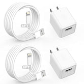 Iphone Charger,Cube Iphone Charger Travel 2Pack 6Ft Lightning Cable Cord Quick Fast Charging Cord Usb Wall Chargers Travel Plug Adapter For Iphone14/13/12/11/10/X/8 Plus/Xr/Xs Max/7/Se/Ipad,Airpods