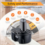1Pack 4.8Ah Dc9091 Ni-Mh Replacement For Dewalt 14.4V Battery Compatible With Dewalt 14.4 Volt Battery Dw9091 Dw9094 De9091 De9092 De9038