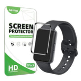 Screen Protector Compatible For Galaxy Fit 3 Fitness Tracker (3 Pack) 3D Full Coverage Pmma Protective Film For Fit 3 Smart Watch 1.6"