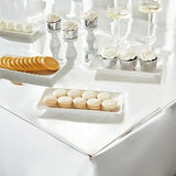 3 Pack Shiny Silver Foil Plastic Tablecloths for Party Decor, 54x108 Inches