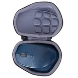 co2CREA Hard Travel Case Replacment for Logitech MX Master 2S Wireless Mouse (Black Case + Inside Grey)
