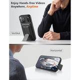 For Iphone 17 Pro Max Leather Case, Wallet Case With Card Holder (3 Cards) & Kickstand, Slim Protective Cover With Stand For Iphone 17 Pro Max 6.9"?Black