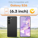 (2 Pack) Align-X for Galaxy S26 Screen Protector - Military-Grade Protection, 10H+ Tempered Glass, Auto-Alignment Tray, Case Friendly