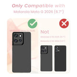 Cute Plated Gold Phone Case for Motorola Moto G 5G 2026 - Pink