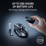 Razer Basilisk V3 X HyperSpeed Customizable Wireless Gaming Mouse: Mechanical Switches Gen-2-5G Advanced 18K Optical Sensor - Chroma RGB 9 Programmable Controls 535 Hr Battery Classic Black