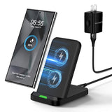 Wireless Charger Stand for Moto G Stylus 5G 2025/2024,Moto Edge/Razr 2025,Moto G Power 5G 2025/2024,15W Fast Charging Station with QC Adapter for