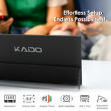 Portable Monitor 15.6-Inch Fhd 1080P, 45W Reverse Charging Usb-C Mini-Hdmi Gaming Monitor Ips Display Built-In Speakers, Second Display 180° Kickstand For Laptop Pc Phone Mac Xbox Ps4/Ps5 Switch