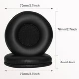 Replacement Ear Pads For Sony Mdr-Pq2, Mdr-Nc6, Akg K518, K518Dj, K518Le, K81 – Protein Leather Earpads Repair Cushions Compatible With Over-Ear Headphones