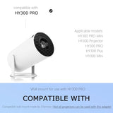Drill Free Wall Mount Compatible with HY300PRO Mini Projector Ceiling Mount, HY300 PRO Accessories Aluminum Wall Mount Stand