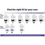 Sednaearfit Crystal For Buds Pro / 3 Pairs (Size M/Ml/L 3Pr)