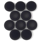 Mini Foam Covers Soft Round Foam Earbud Earpad Ear Bud Pad Replacement Sponge Covers For Disposable Headphones, Headsets, Black