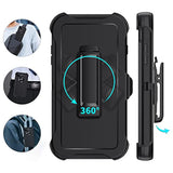 For Iphone 8 Plus/7 Plus Case, Belt-Clip Holster Case, Built-In Screen Protector,Shockproof 3-Layer Full Body Protection Rugged Heavy Duty Hard Cover For Iphone 8+/7+ 5.5 Inch,Black