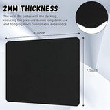 50 Pack Mouse Pad Bulk Computer Mouse Pad Gaming Mousepad For Computers, Laptop, Back To School Office Graduation Gifts With Non Slip Rubber Base(7.09 X 8.66 Inch,Black)