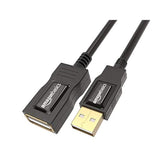 2-Pack Usb-A 2.0 Extension Cable, For Printer, Mouse Or Keyboard, Male To Female, 480Mbps Transfer Speed, 3.3 Foot, Black