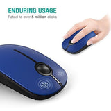 Wireless Mouse, 2.4G Slim Portable Computer Mice With Nano Receiver For Notebo