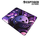 Mouse Pads Sheshejia (480 X 400 X 4Mm) Standard Size Slimflex Base Control Double-Layer Flat Woven Fabric Cloth Large Gaming Mousepad β Purple Rabbit Bunny Design
