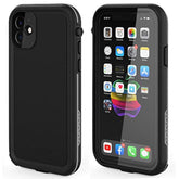 For Iphone 11 Waterproof Case 6.1 Screen Protector Underwater Shockproof Full-Body Dustproof Rugged Case For Aplle Iphone 11 (Black & Gray)