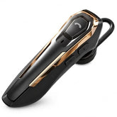Hands-Free Bluetooth Headset V5.4, Bluetooth Earpiece Noise Canceling, 36Hrs Talk Time, Single Ear Headset For Work, Lightweight Wireless Earpiece With Mic (Gold)