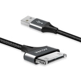 2 Pack 6Ft For Old Iphone 4S Charging Cable, Mfi Certified 30 Pin Braided Heav