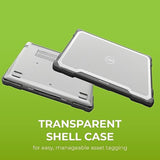 Gumdrop SlimTech Laptop Case Fits Dell Latitude 3450 | 3440 (Clamshell) Rugged Drop Tested Shockproof Lightweight Reliable Device Protection for Kids K-12 Students School Office or Business Use Black