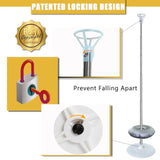 Balloon Column Stand Kit Set Of 4, 7Ft Height Adjustable Balloon Arch Kit With 2 Ballon Garland Strip, Metal Telescopic Pillar Balloon Stand, Birthday Party, Graduation, Halloween Decorations