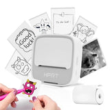 S1 Bluetooth Thermal Label Printer, Portable Mini Inkless Sticker Maker With 1 Roll Paper, Compatible With Iphone & Android, For Home, School, Office, Travel, Kids. Free App With Templates