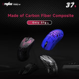 PWNAGE Trinity Wireless Gaming Mouse 8kHz - 39 Grams Ultralight Esports Pro Gamer Flawless Professional Custom Xero PAW3950 Optical Sensor 36,000 DPI - 8000Hz -100% PTFE Skates Symm 2 - Black