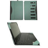 Laptop Sleeve Compatible With Dell Latitude 14 5400 5420 5430 5440 7400 7430 2 In 1 Vostro 5410 Inspiron 14 5410 5415 5418 Proptective Skin Case Detachable With Pen Holder (Light Green)