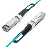 10G Sfp+ Aoc - 10Gbase Active Optical Cable, Om3 Mmf Direct-Attach Fiber Cable With Sfp+ Transceivers, For Cisco Sfp-10G-Aoc5M, Ubiquiti Unifi, Mikrotik, D-Link, Supermicro, Netgear, 5M(16Ft)