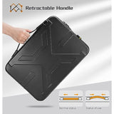 Laptop Bag Case 15 Inch Shockproof Eva Hard Shell Handle Sleeve For Macbook Pro 16 M4 M3 M2/15 Lenovo Ideapad 3I /15.6" Dell Xps 15/Ideapad Slim 3I 14"/15" Ideapad Gaming 3I,Black