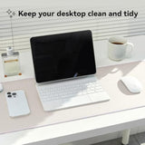 Waterproof Large Gaming Mouse Pad With Durable Stitched Edges, Non-Slip Rubber Base, Smooth Surface Mouse Mat Desk Pad For Home Office Gaming, 31.5"X11.8"X0.12", Beige