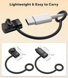 3Pack Type-C Watch Charger Adapter, Charging Cable Connector Compatible with Fenix 8/7/6/5, Vivoactive 6/5/4, Venu 4/3/2, Forerunner