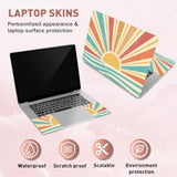 Bohemian Sunrise Pattern Laptop Skin Stickers Fits 12" 13" 13.3" 14" 15 Inch Colorful Universal Removable Waterproof Notebook Art Decals Pc Protector Cover Sticker