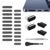 USB C Dust Plug and Port Cover for iPhone Samsung and Type-C Devices