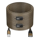 75 Ft Usb Extension Cable, Usb 2.0 Type A Male To A Female Active Repeater Extension Cable 75 Ft, High Speed 480 Mbps