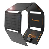 40W Foldable Solar Panel Charger With Usb-C And Usb-A Outputs For Phones, Power Banks, Tablets - Waterproof For Camping, Hiking, Backpacking