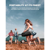 Portable Bluetooth Speaker,100W Powerful Sound With Ex-Bass, Ipx7 Waterproof,30H Playtime, Bluetooth 5.3&Tws, Big Subwoofer Speaker With Carrying Strap For Party, Pool, Camping, Backyard