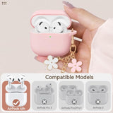 AirPods 4 Case Cover 2024 Soft Silicone Protector - Pink