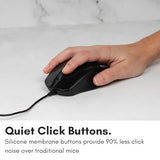 Usb C Mouse Wired - Precise, Comfortable, And Quiet - Type C Mouse For Mac, Macbook Pro/Air, Imac, Apple Ipad, Windows Computer Pc, Laptop - Usbc With 4 Dpi Modes